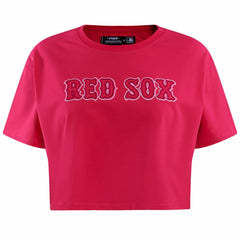 Boston Red Sox Pro Standard Women's Triple Pink Boxy Cropped T-Shirt Near Me
