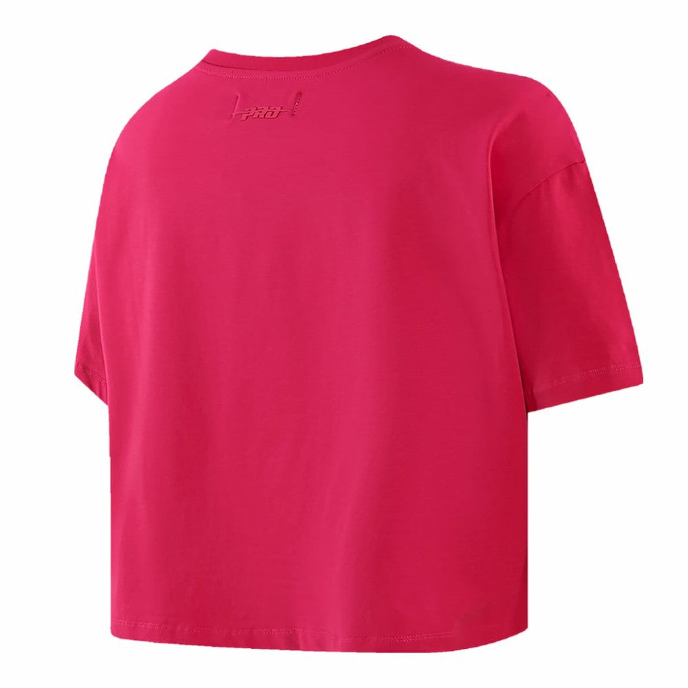 Boston Red Sox Pro Standard Women's Triple Pink Boxy Cropped T-Shirt Near Me