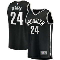 Fanatics Cam Thomas Brooklyn Nets Big & Tall Fast Break Player Jersey Black Icon Edition