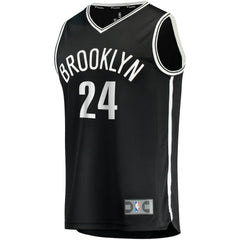 Fanatics Cam Thomas Brooklyn Nets Big & Tall Fast Break Player Jersey Black Icon Edition