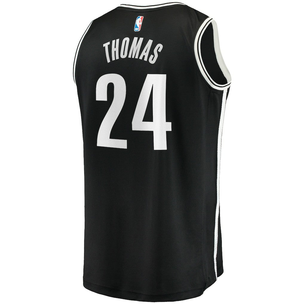 Fanatics Cam Thomas Brooklyn Nets Big & Tall Fast Break Player Jersey Black Icon Edition