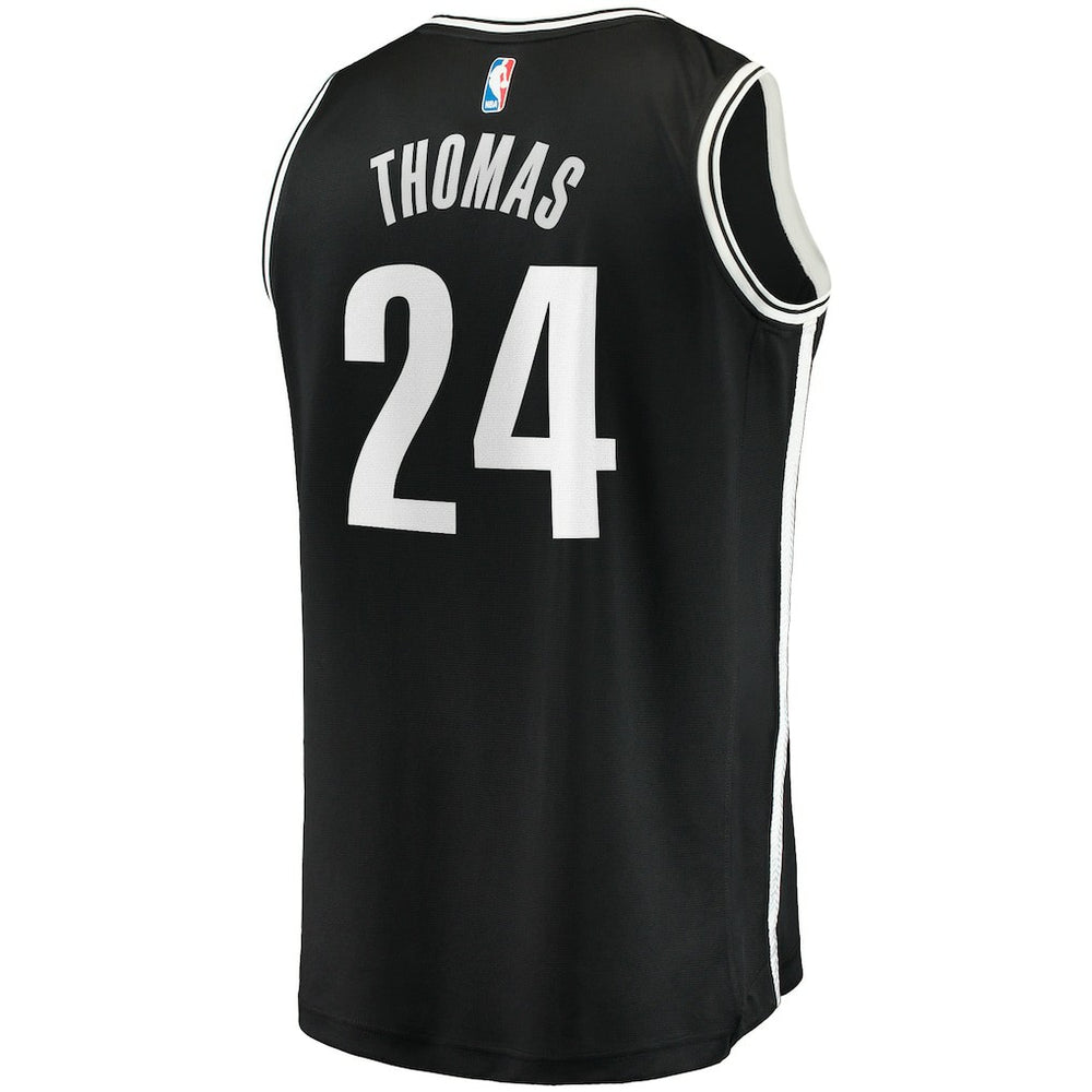 Fanatics Cam Thomas Brooklyn Nets Big & Tall Fast Break Player Jersey Black Icon Edition
