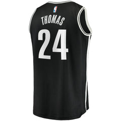 Fanatics Cam Thomas Brooklyn Nets Big & Tall Fast Break Player Jersey Black Icon Edition