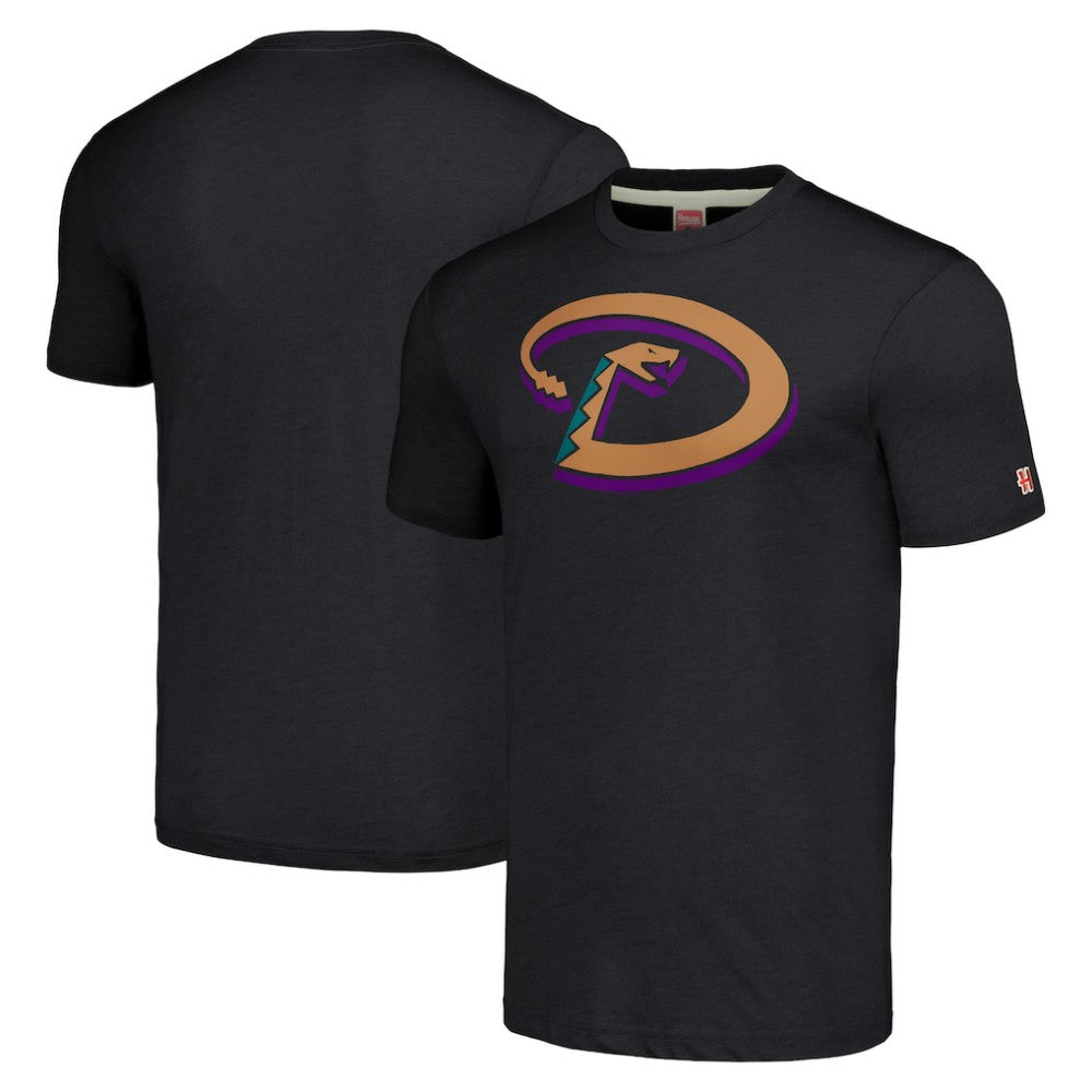Arizona Diamondbacks Homage Hand-Drawn Logo Tri-Blend T-Shirt Online
