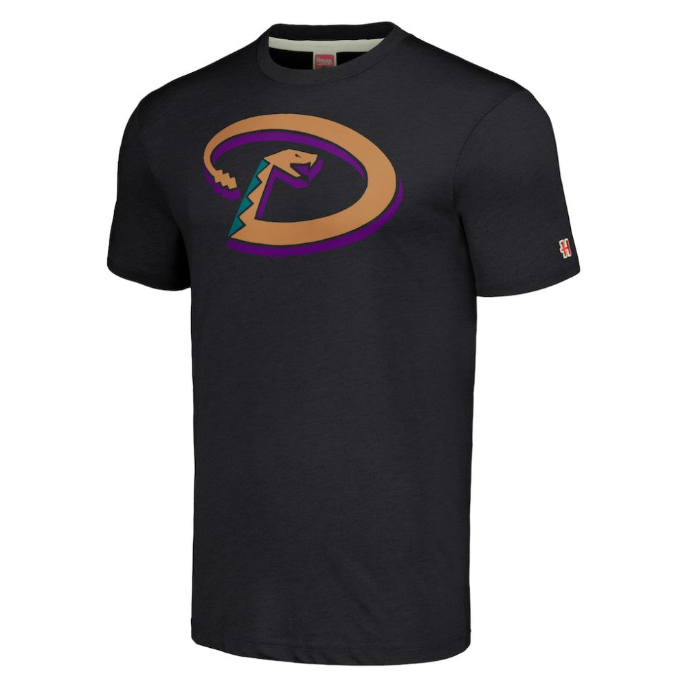 Arizona Diamondbacks Homage Hand-Drawn Logo Tri-Blend T-Shirt Online