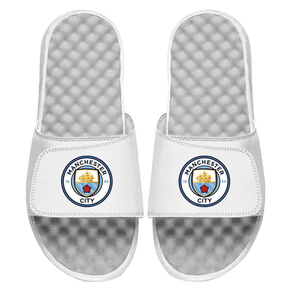 Manchester City ISlide Primary Logo Slide Sandals White