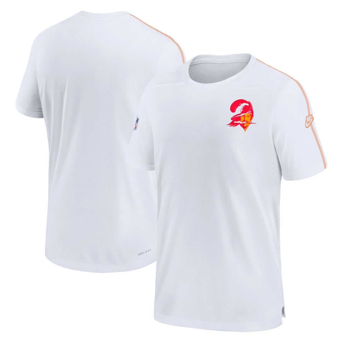 Tampa Bay Buccaneers Sideline Alternate Logo Coach Performance Top - White - Nike