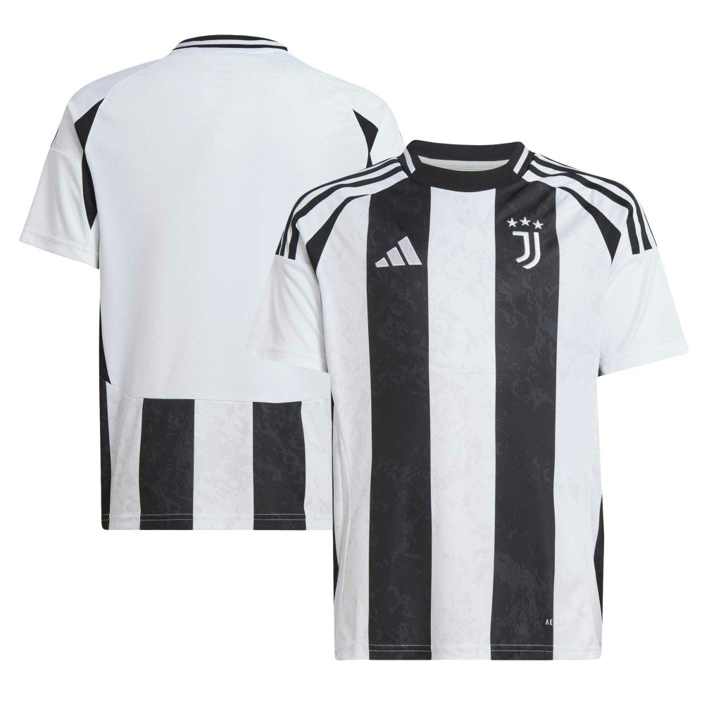 Adidas - Juventus Youth 2024/25 Home Replica Jersey - White