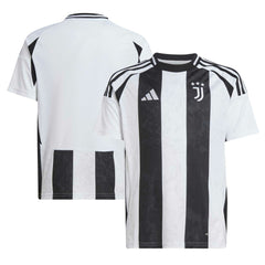 Adidas - Juventus Youth 2024/25 Home Replica Jersey - White
