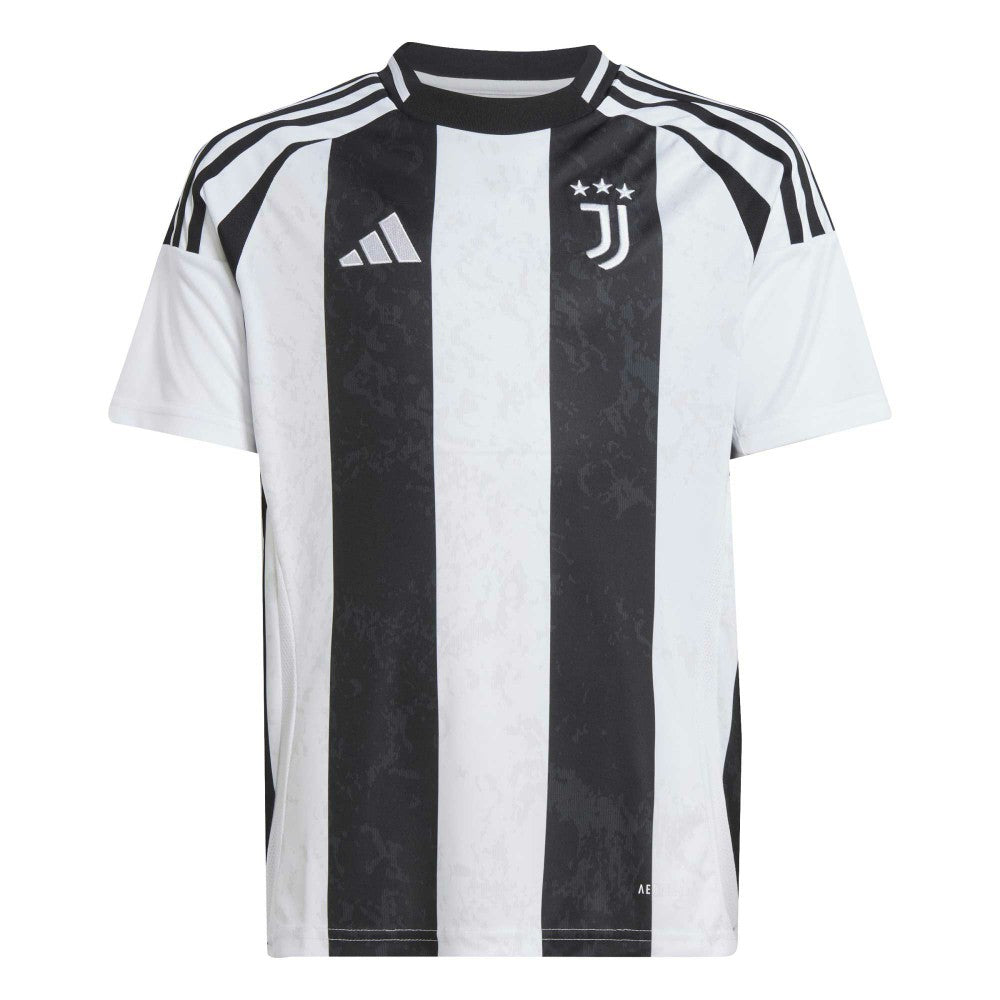 Adidas - Juventus Youth 2024/25 Home Replica Jersey - White