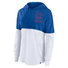 Chicago Cubs Fanatics Women's Backup Option Pullover Hoodie Outlet