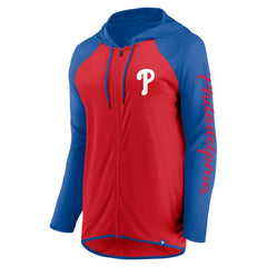 Philadelphia Phillies Fanatics Women's Script Sleeve Full-Zip Hoodie for sale