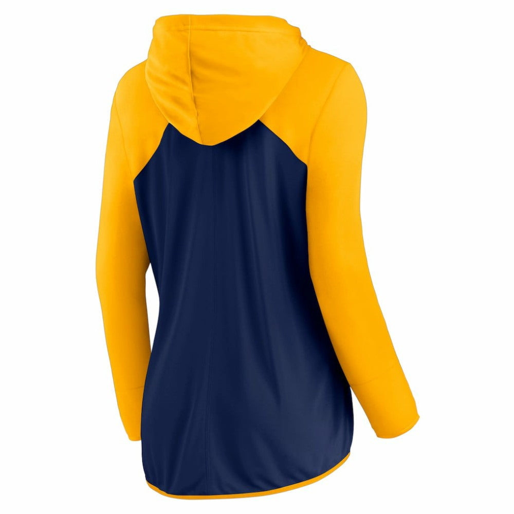 Milwaukee Brewers Fanatics Women's Script Sleeve Full-Zip Hoodie Discount