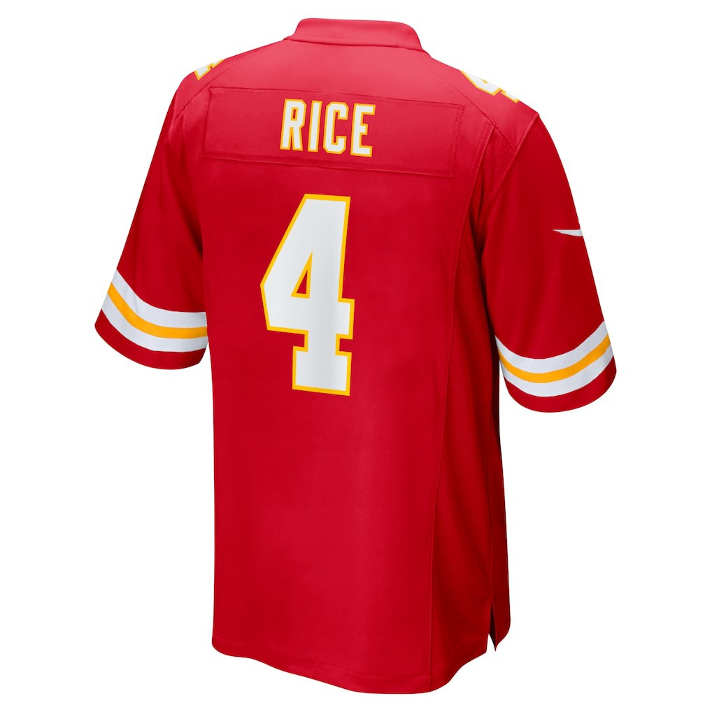 Rashee Rice Kansas City Chiefs Game Jersey - Red - Nike