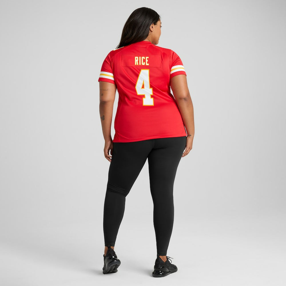 Rashee Rice Kansas City Chiefs Women's Game Jersey - Red - Nike
