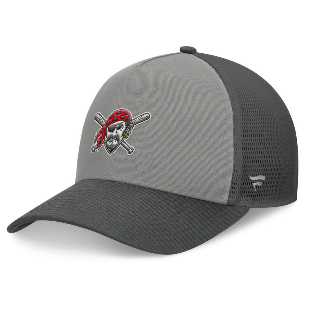 Pittsburgh Pirates Fanatics A-Frame Trucker Adjustable Hat for sale