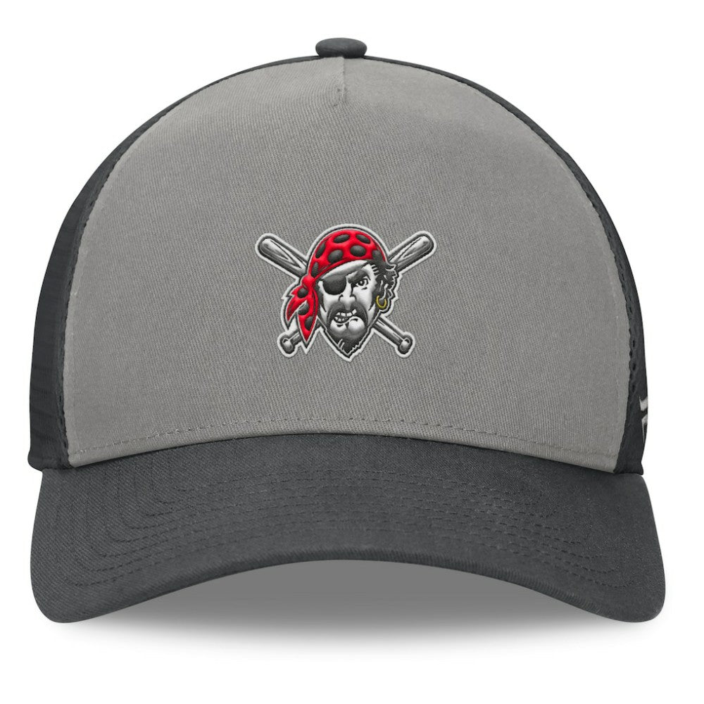 Pittsburgh Pirates Fanatics A-Frame Trucker Adjustable Hat for sale