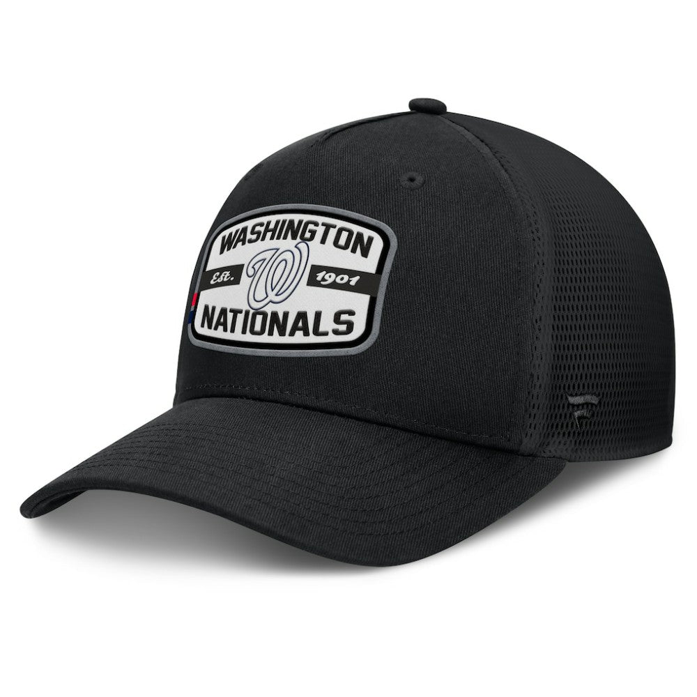 Washington Nationals Fanatics Team Patch A-Frame Trucker Snapback Hat Discount