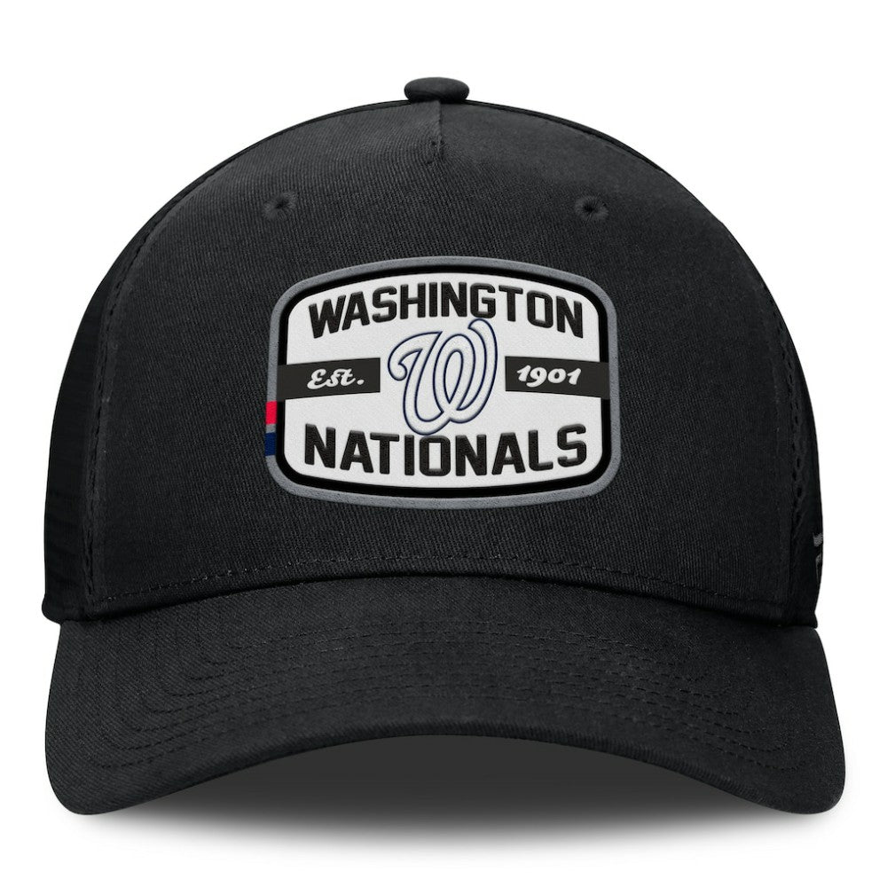 Washington Nationals Fanatics Team Patch A-Frame Trucker Snapback Hat Discount