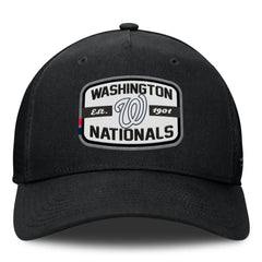 Washington Nationals Fanatics Team Patch A-Frame Trucker Snapback Hat Discount