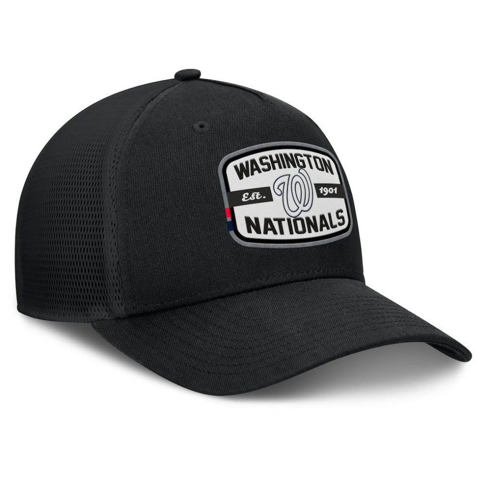 Washington Nationals Fanatics Team Patch A-Frame Trucker Snapback Hat Discount