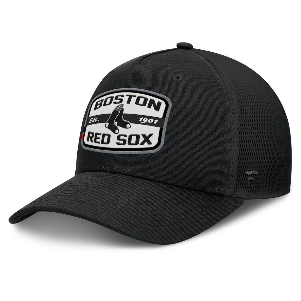 Boston Red Sox Fanatics Team Patch A-Frame Trucker Snapback Hat Online