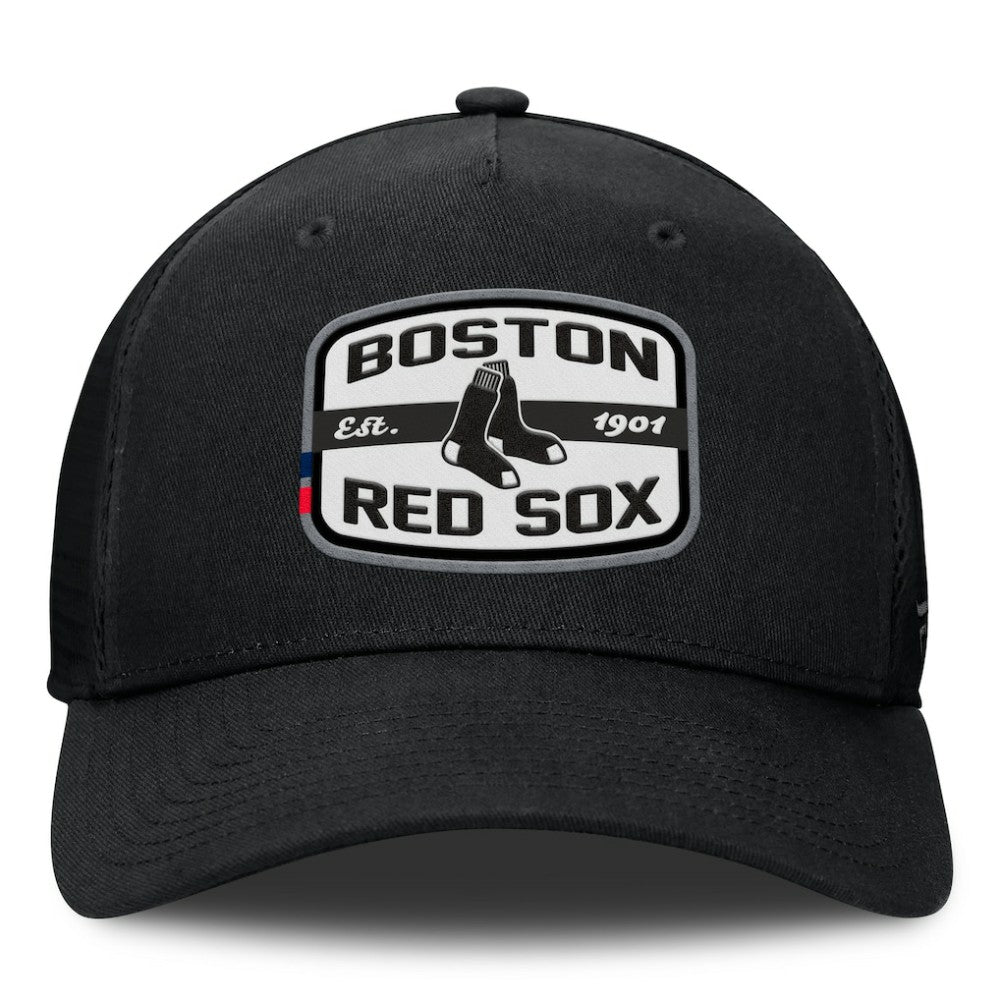 Boston Red Sox Fanatics Team Patch A-Frame Trucker Snapback Hat Online