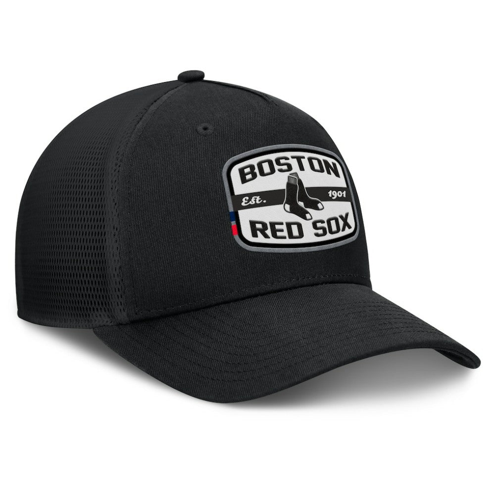 Boston Red Sox Fanatics Team Patch A-Frame Trucker Snapback Hat Online