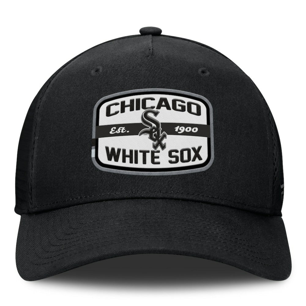 Chicago White Sox Fanatics Team Patch A-Frame Trucker Snapback Hat Sale