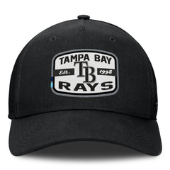 Tampa Bay Rays Fanatics Team Patch A-Frame Trucker Snapback Hat Near Me