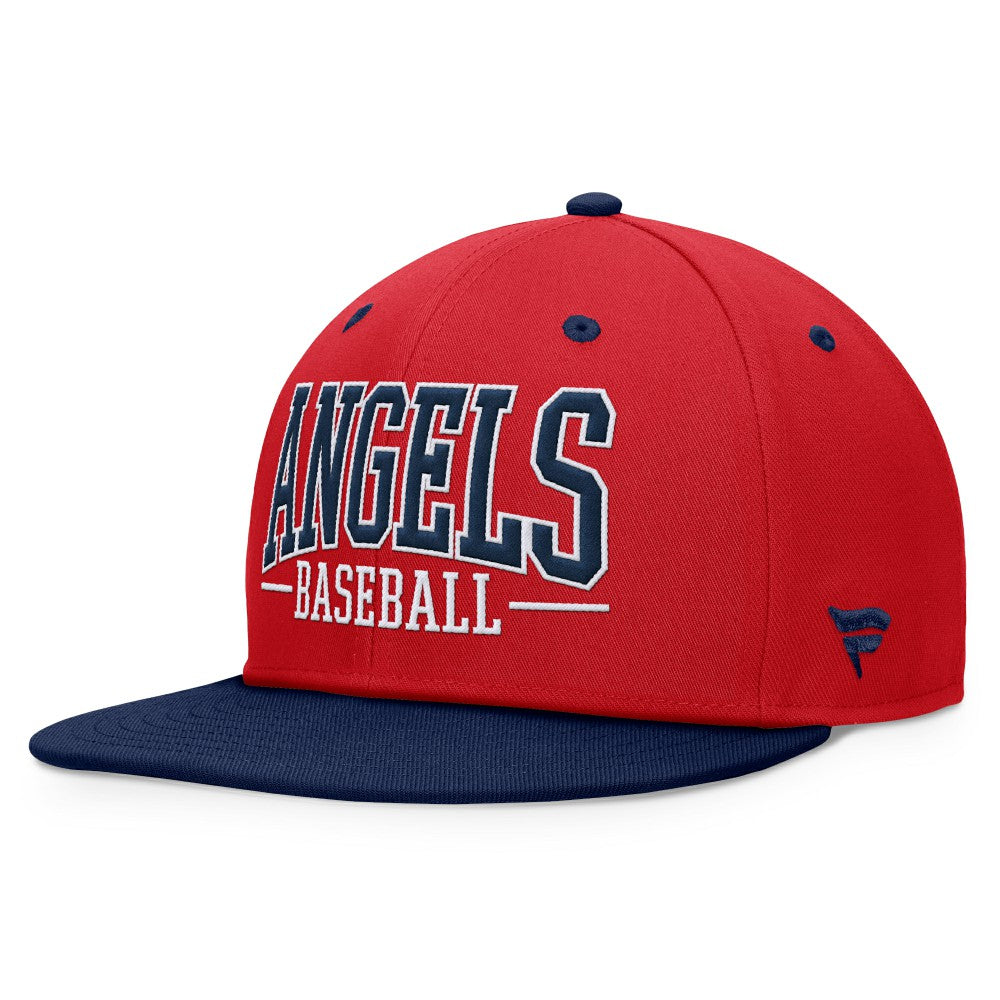 Los Angeles Angels Fanatics Fundamental Bold Snapback Hat Discount