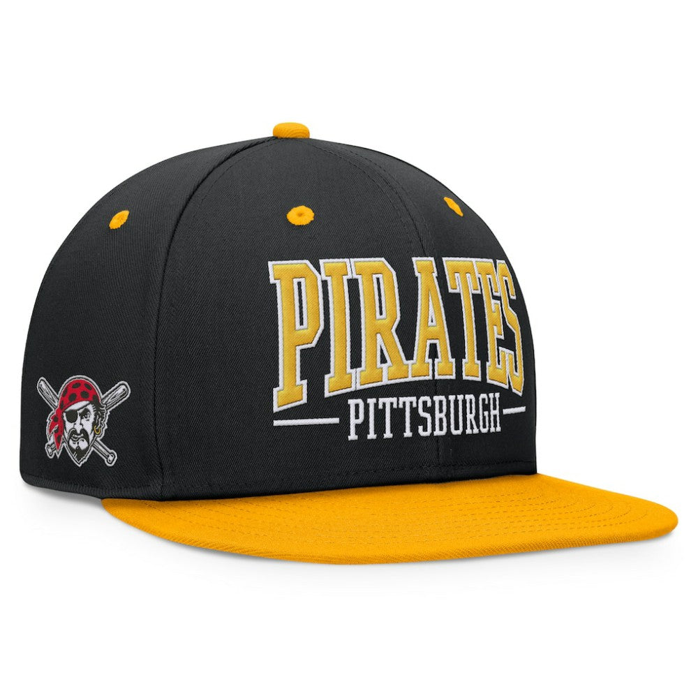 Pittsburgh Pirates Fanatics Fundamental Bold Snapback Hat for sale