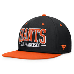 San Francisco Giants Fanatics Fundamental Bold Snapback Hat Outlet
