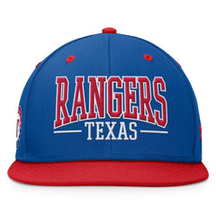 Texas Rangers Fanatics Fundamental Bold Snapback Hat Sale