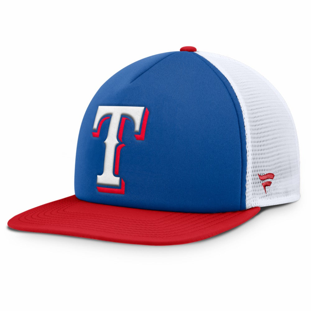 Texas Rangers Fanatics Fundamental Foam Front Snapback Hat Online