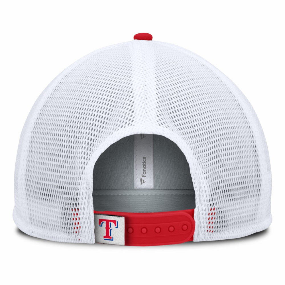 Texas Rangers Fanatics Fundamental Foam Front Snapback Hat Online