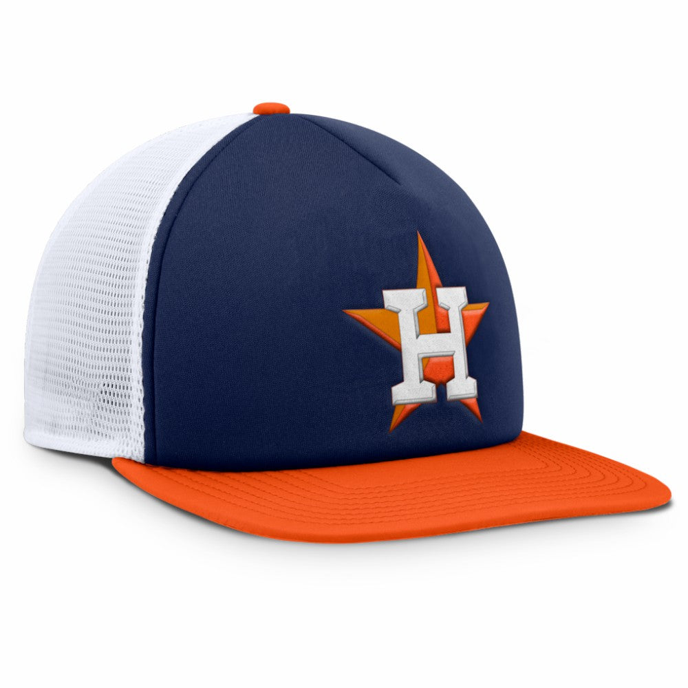 Houston Astros Fanatics Fundamental Foam Front Snapback Hat Discount