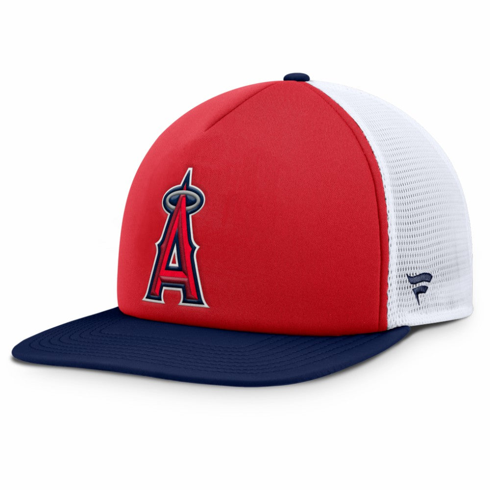 Los Angeles Angels Fanatics Fundamental Foam Front Snapback Hat Online