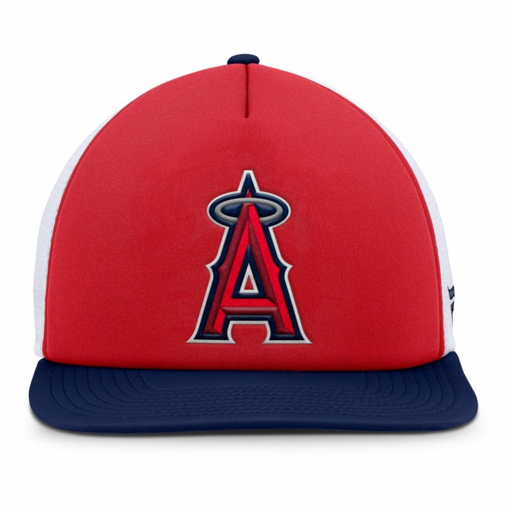 Los Angeles Angels Fanatics Fundamental Foam Front Snapback Hat Online