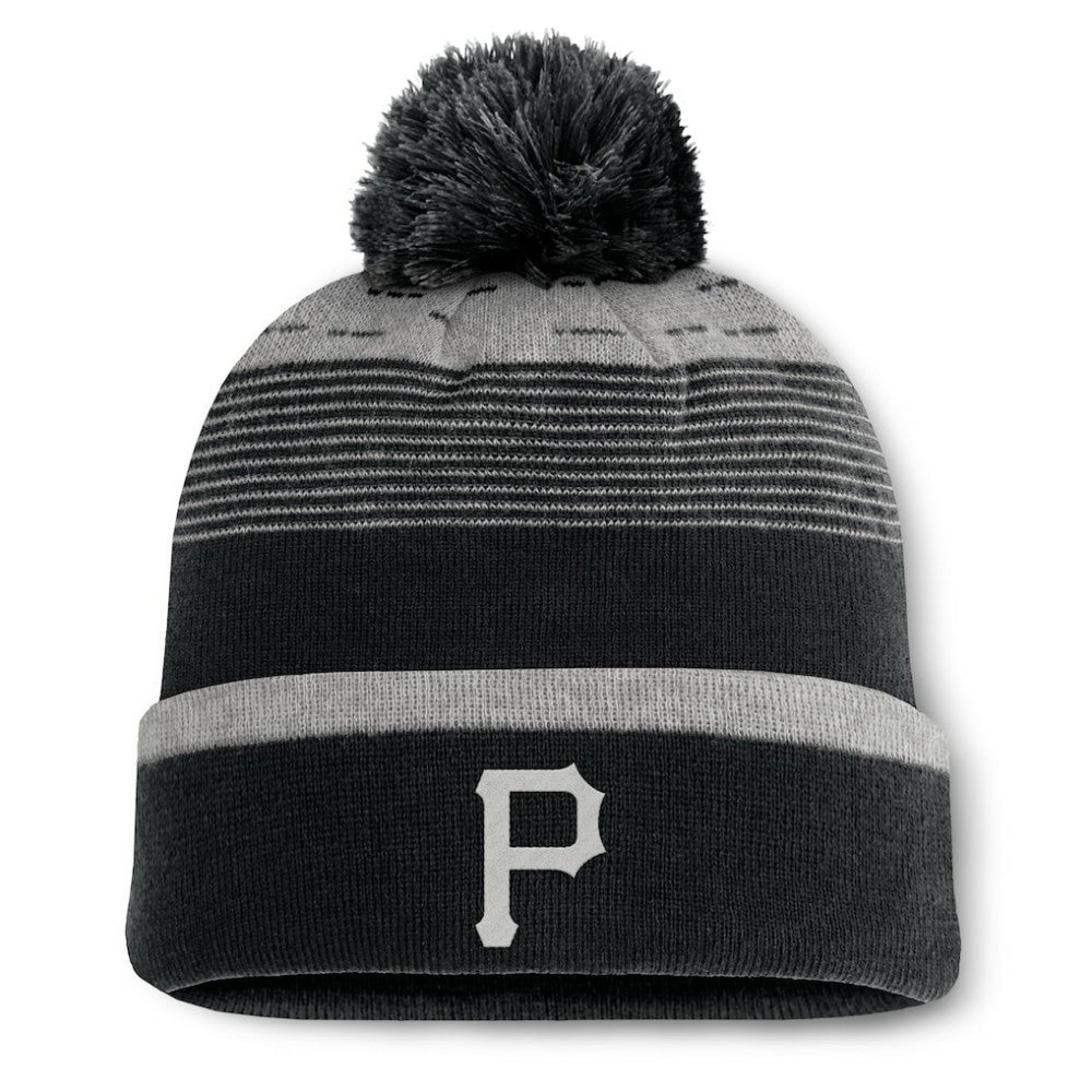 Pittsburgh Pirates Fanatics Fundamental Gradient Cuffed Knit Hat with Pom Online