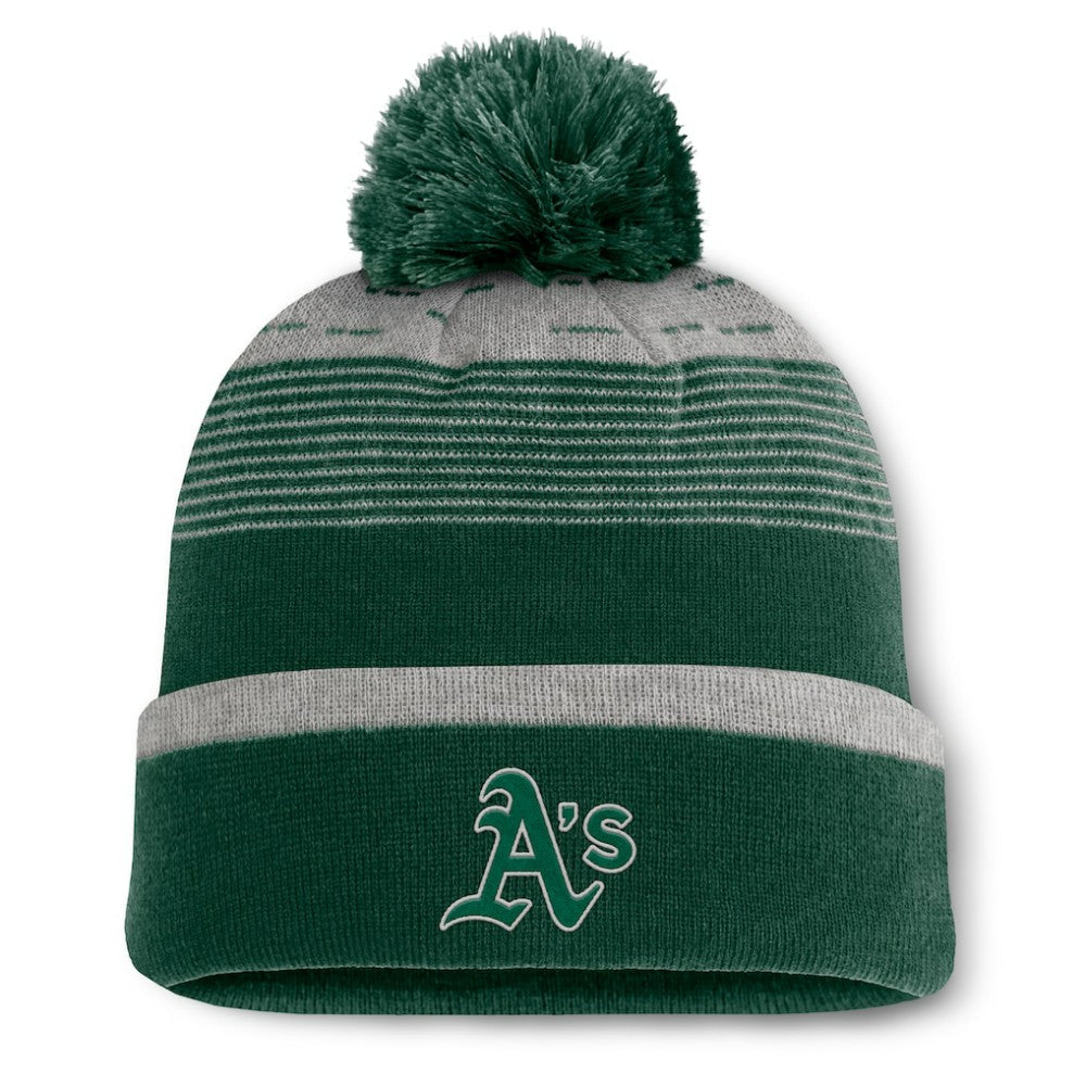 Athletics Fanatics Fundamental Gradient Cuffed Knit Hat with Pom Sale