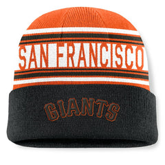 San Francisco Giants Fanatics Fundamental Team Stripe Cuffed Knit Hat Discount