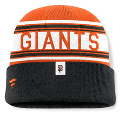 San Francisco Giants Fanatics Fundamental Team Stripe Cuffed Knit Hat Discount