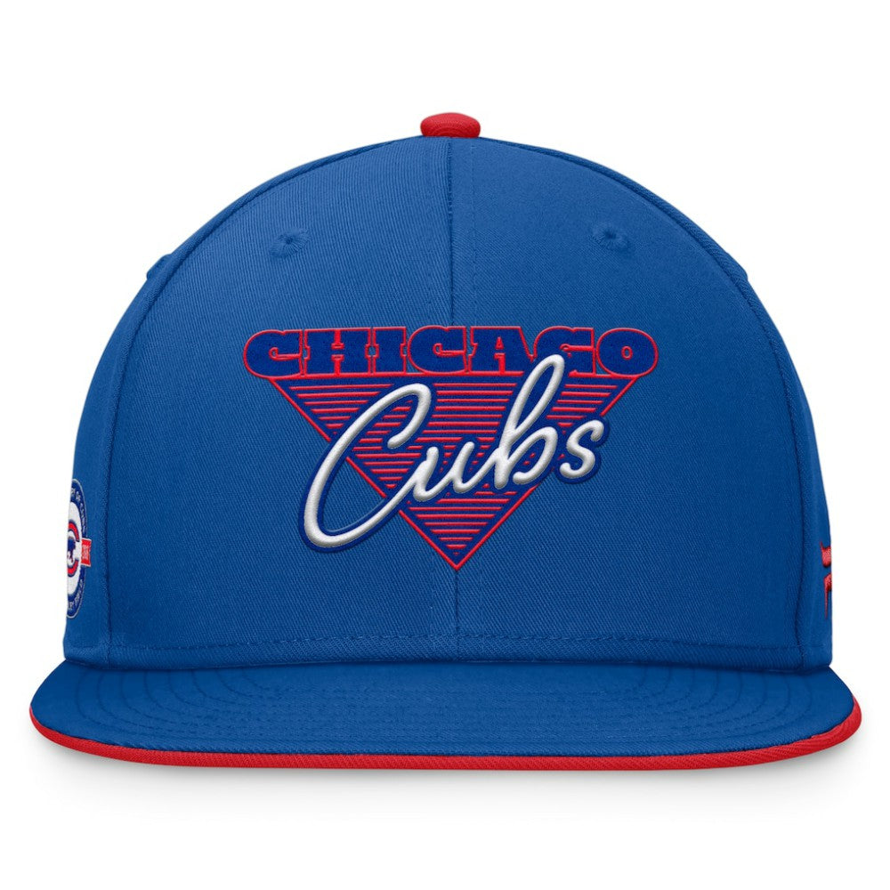 Chicago Cubs Fanatics Fundamental Tri-Script Fitted Hat for sale