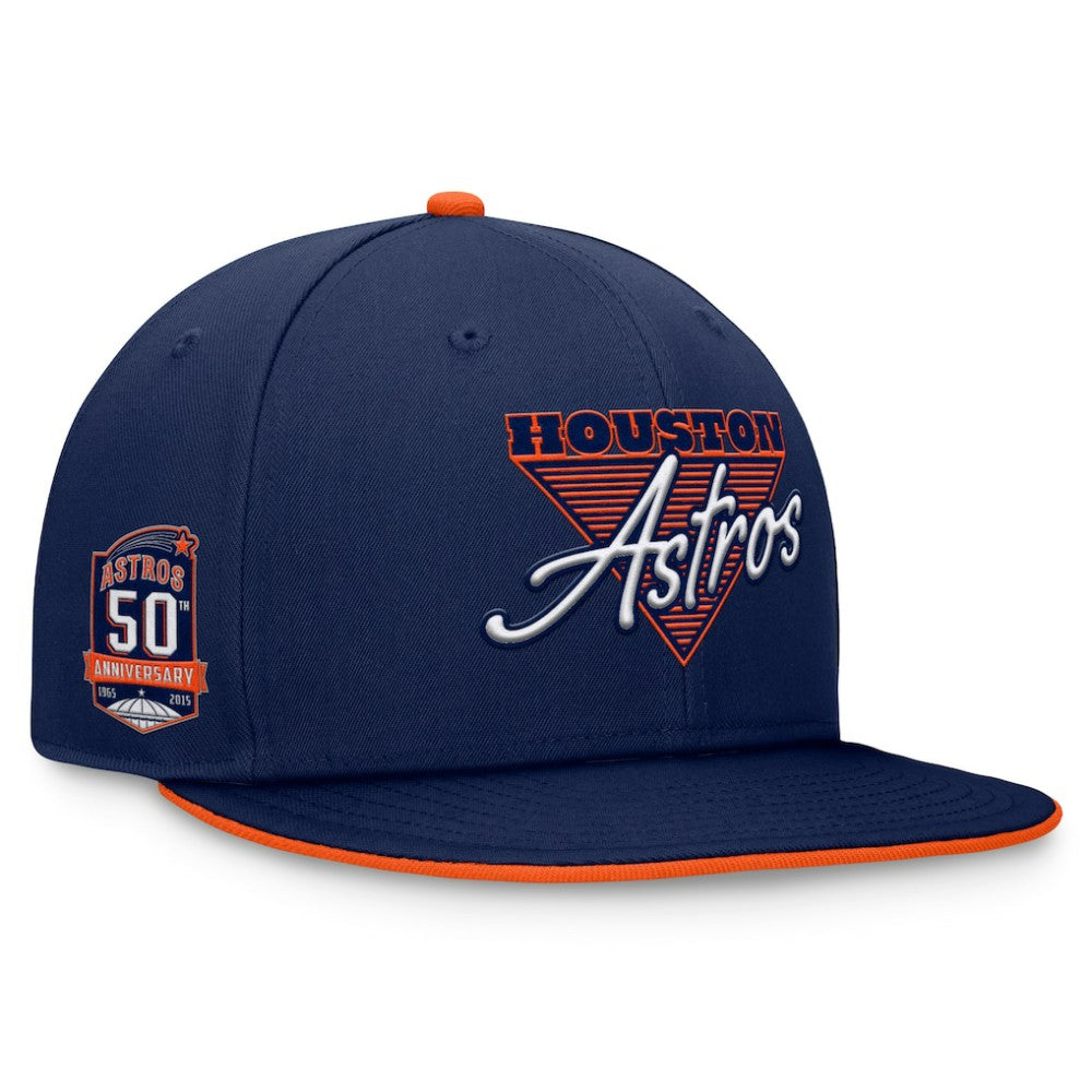 Houston Astros Fanatics Fundamental Tri-Script Fitted Hat Online