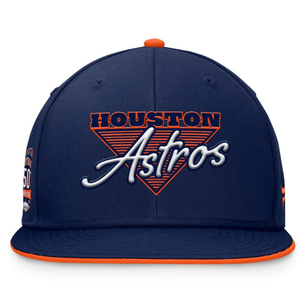 Houston Astros Fanatics Fundamental Tri-Script Fitted Hat Online