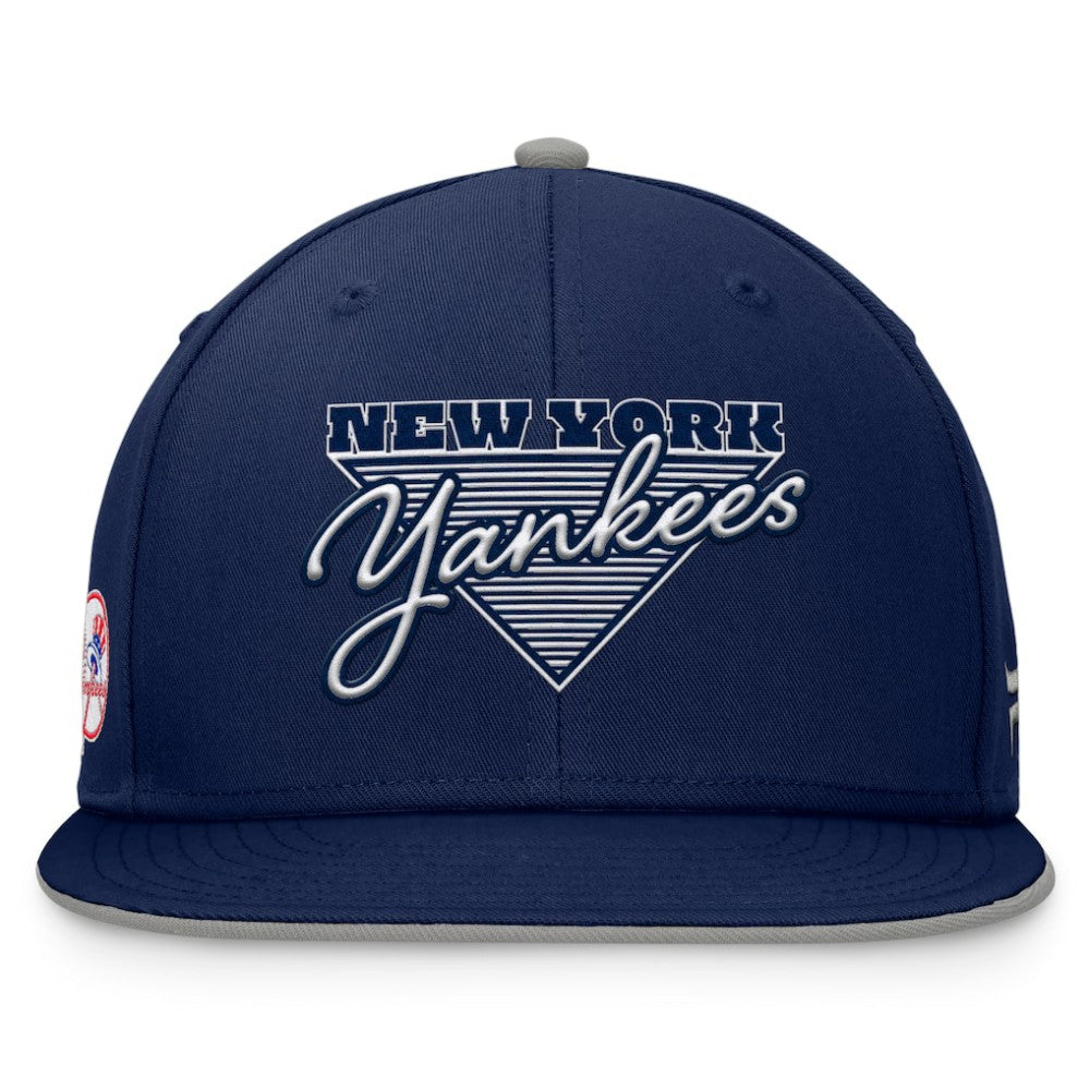 New York Yankees Fanatics Fundamental Tri-Script Fitted Hat Outlet