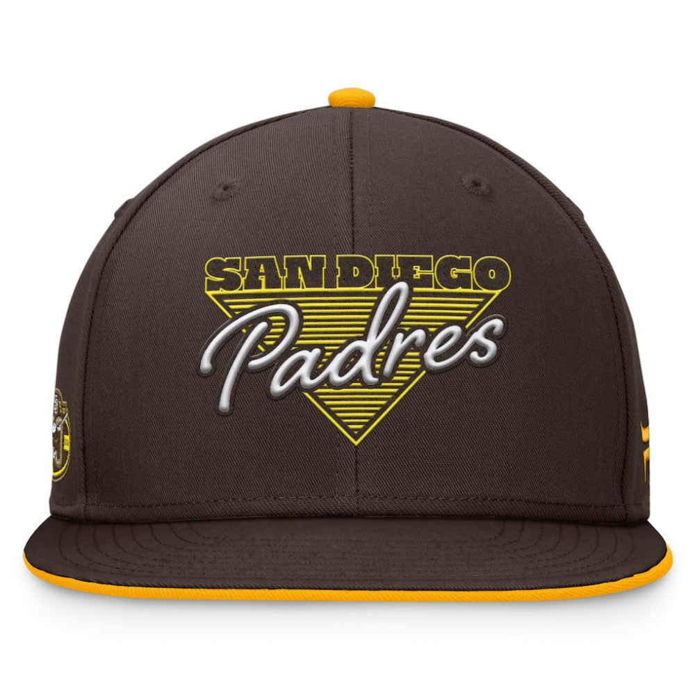 San Diego Padres Fanatics Fundamental Tri-Script Fitted Hat Sale