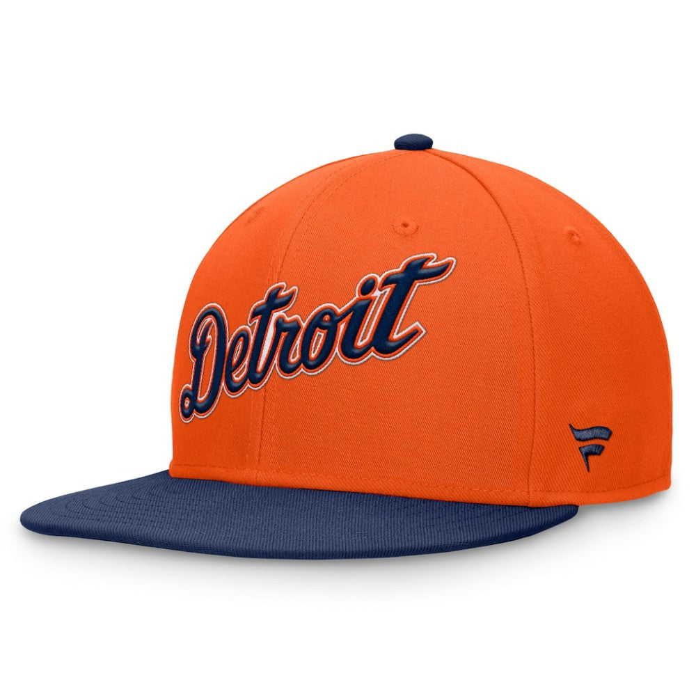 Detroit Tigers Fanatics Fundamental Two-Tone Fitted Hat Discount