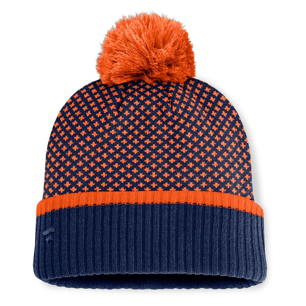 Houston Astros Fanatics Women's Fundamental Jacquard Cuffed Knit Hat with Pom Outlet